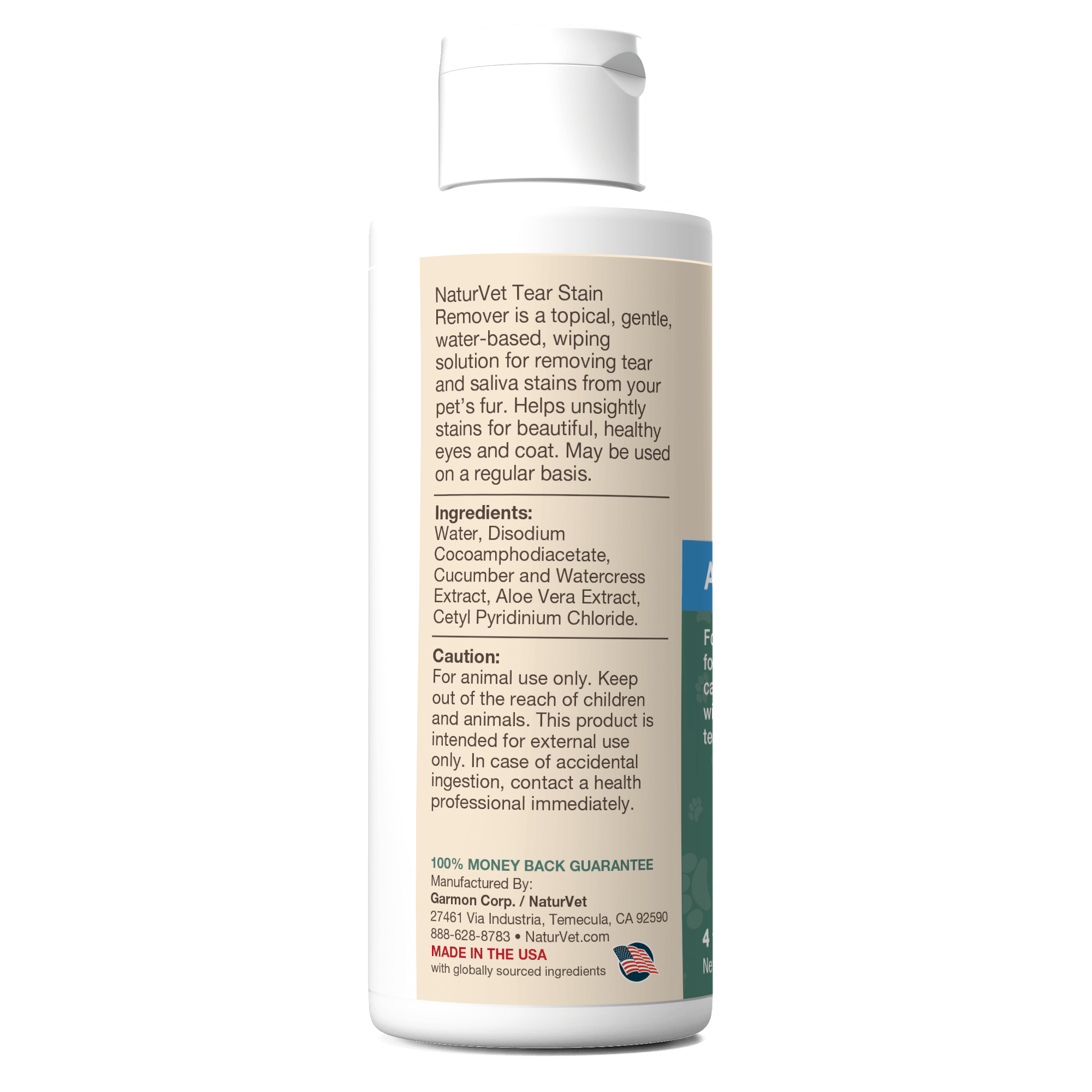 NaturVet - Tear Stain Topical Remover (For Dogs/Cats) - Pet Supplies Toronto